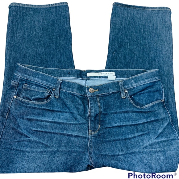 DKNY Dark Wash Denim Jeans Size 16W - Picture 3 of 7